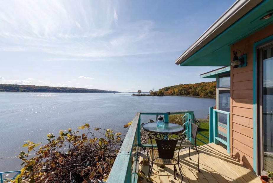 Hudson Riverfront Home Catskill Exterior foto