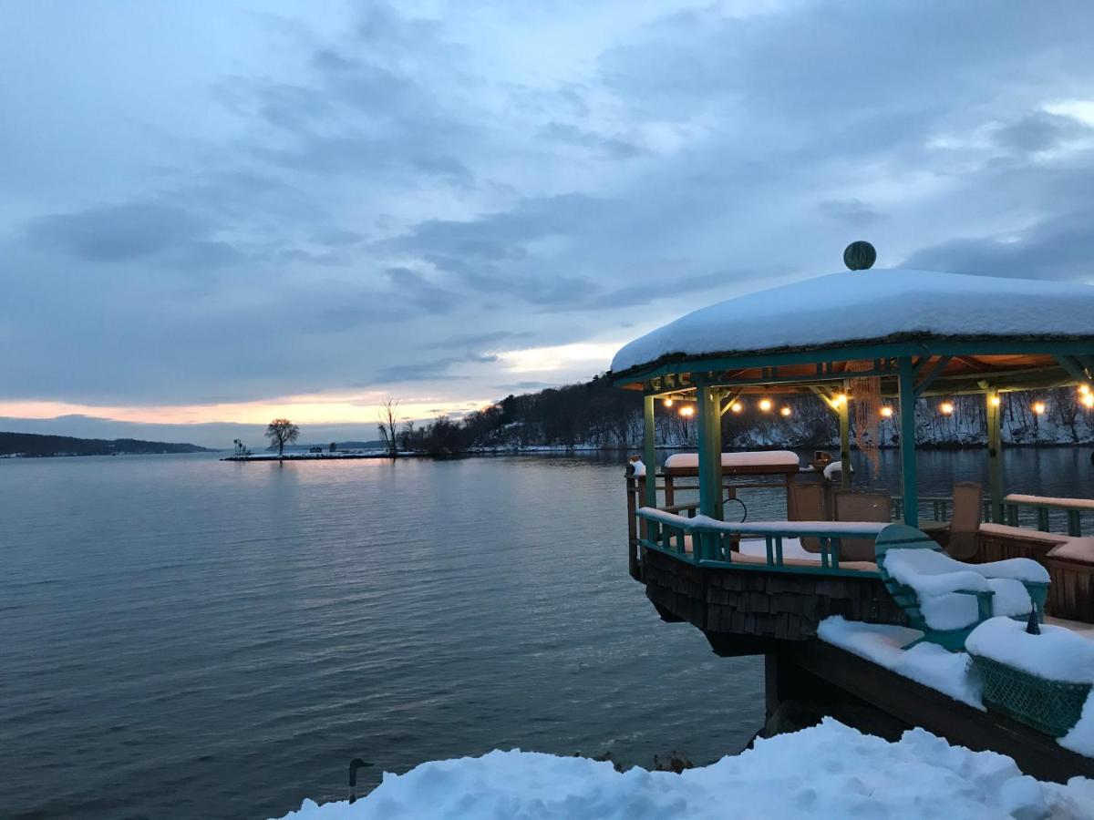Hudson Riverfront Home Catskill Exterior foto
