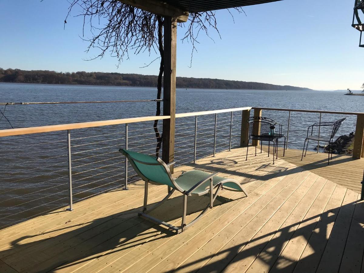 Hudson Riverfront Home Catskill Exterior foto
