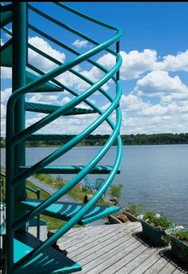 Hudson Riverfront Home Catskill Exterior foto